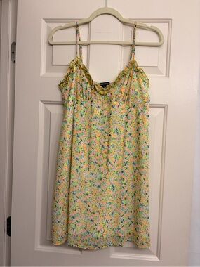 wild fable Yellow Floral Slip Dress